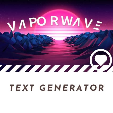 Vaporwave Text Generator