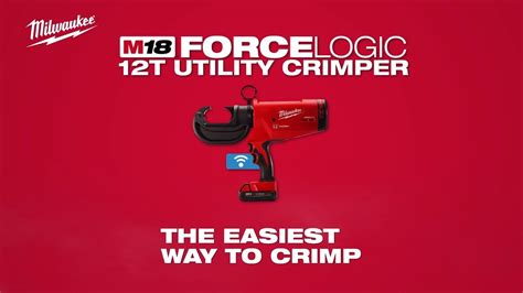 Milwaukee® M18™ FORCE LOGIC™ 12 Ton Crimper - YouTube