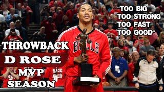 THROWBACK : Derrick Rose MVP Season Highlights ( 2010 - 2011 ) by @PG Buckets - eDayFm