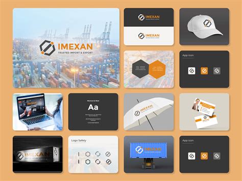 Import Export Logo | Logo Brand Guideline on Behance