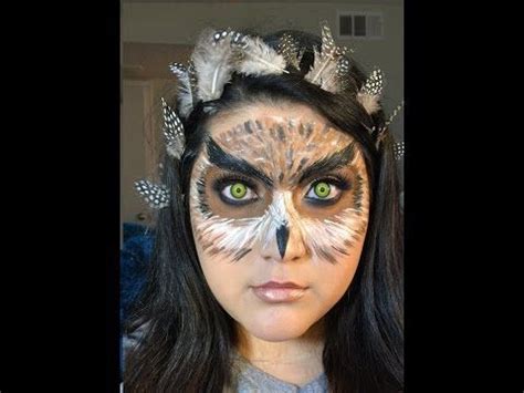 Halloween Owl Makeup Look - YouTube | Owl makeup, Bird makeup, Halloween owl