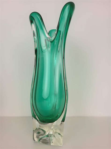 Green Ombre Murano Vase, 1960s, Italy | Vase, Large glass vase, Murano glass vase