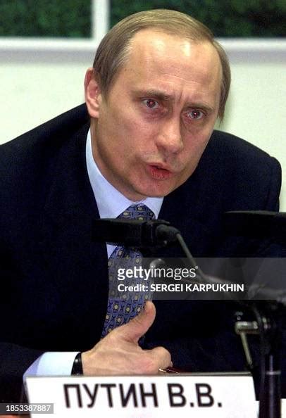 Acting Russian President Vladimir Putin speaks to a gathering of ...