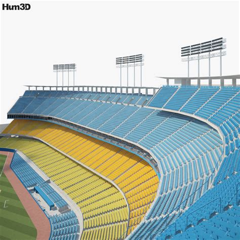 Dodger Stadium 3D model - Architecture on Hum3D