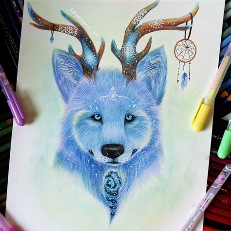 Fantasy Wolf by SkyKristal on DeviantArt