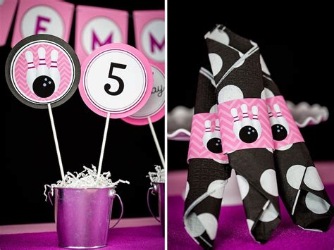 Bowling Party Decorations Girls Bowling Birthday Party - Etsy