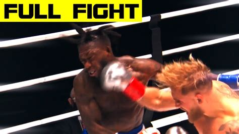 Jake Paul Defeats Nate Robinson Via Second-Round Knockout (FULL FIGHT ...