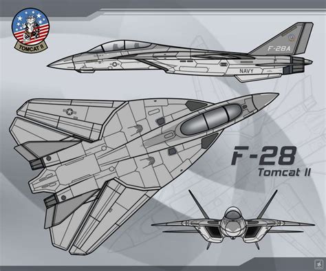 F-28 Tomcat II by Jetfreak-7 on DeviantArt in 2020 | Fighter, Military aircraft, Stealth aircraft