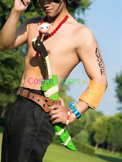 1901 ONE PIECE Portgas D Ace Cosplay Wooden Dagger Anime | cosercosplay.com