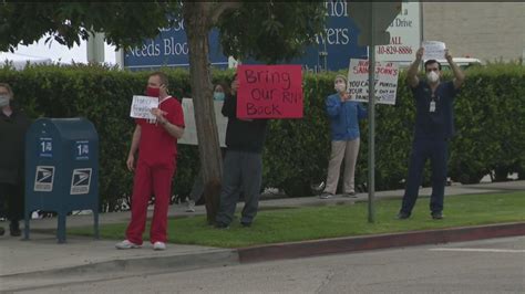 ‘Patients were coughing directly in our face’: Nurses protest Santa ...