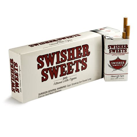 Swisher Sweets Little Cigars White | Machine Made Cigars | JRCigars