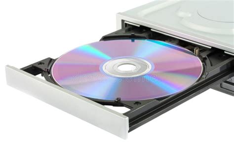 Opening Cd-rom Drive with Disk Stock Photo - Image of copy, digital: 27410694