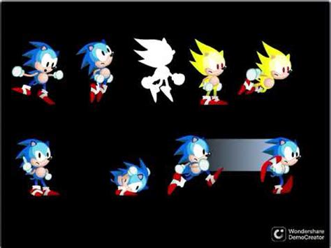 Custom Scratch Sonic Sprites - YouTube