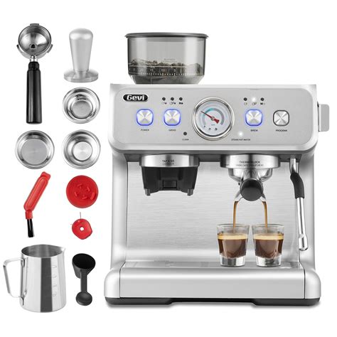 Buy Gevi Espresso Machines with Grinder-20 Bar Dual Boiler Automatic ...