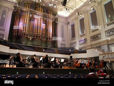 Interior of Birmingham Town Hall Stock Photo - Alamy