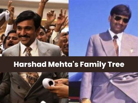 Harshad Mehta's Family Tree : Everything you need to know - India Darpan