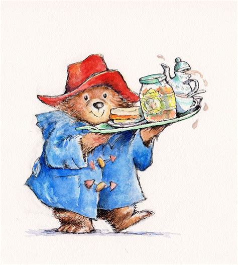 Paddington Bear All Day ∙ R.W. Alley ∙ R. MICHELSON GALLERIES | Paddington bear, Bear watercolor ...