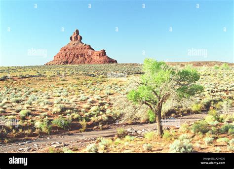 Mesas and Buttes Valley of the Gods Utah Stock Photo - Alamy