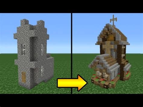 Minecraft Tutorial: How to Transform a Villager Church - YouTube