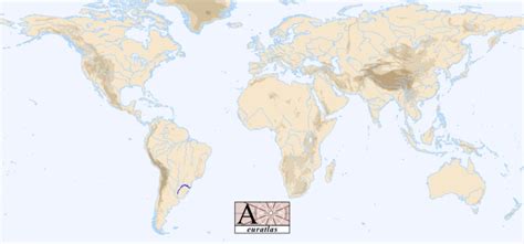 World Atlas: the Rivers of the World - Uruguay, Uruguay