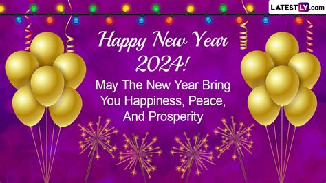 Advance Happy New Year 2024 Images, Wishes & Wallpapers: Wish HNY 2024 in Advance With Quotes ...