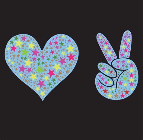 Peace love Hippie t-shirt design , Peace and Love vector 27938888 ...