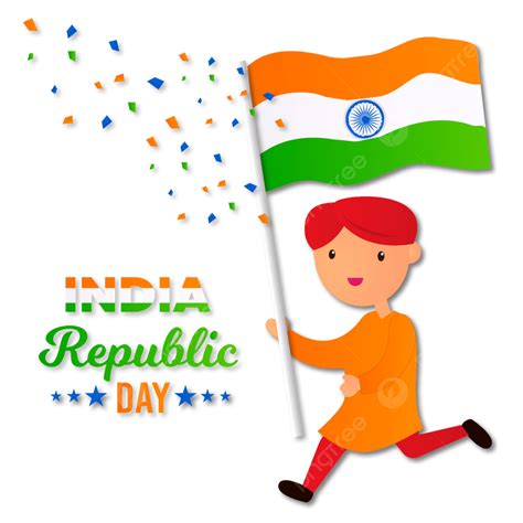 India Republic Day Vector PNG Images, India Republic Day With Running ...