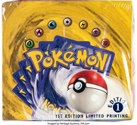 Pokémon TCG 1st Edition Base Set Booster Box Up For Bid