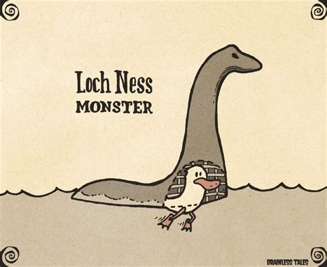 Loch Ness Monster Chicken Jokes, Grammar Humor, Loch Ness Monster, Cryptozoology, Pick Up Lines ...