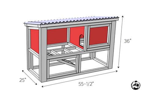 DIY Rabbit Hutch Plans - Free & Easy - Rogue Engineer