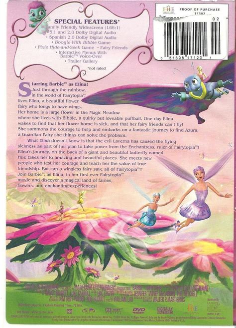 Barbie Fairytopia Childrens DVD 2005