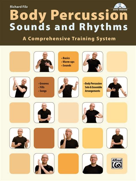 Body Percussion: Sounds and Rhythms: Drum Book & DVD | Sheet Music