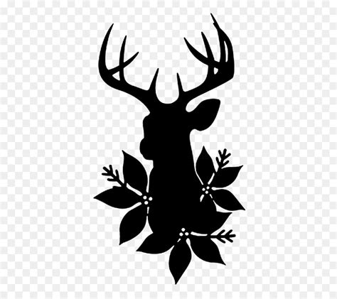 Free Deer Head Profile Silhouette, Download Free Deer Head Profile ...