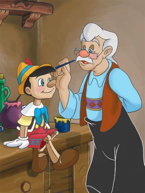 * PINOCCHIO & MR. GEPPETTO ~ Pinocchio, 1940 – Paris Disneyland Pictures | Pinocchio disney ...