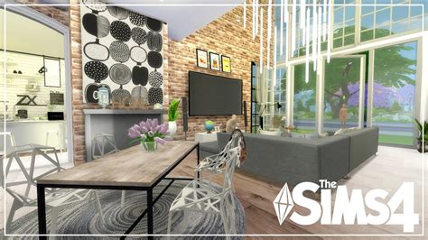 The Sims 4| Apartment Build | Urban Modern Family Apartment (Speed Build) | Part 2 - YouTube