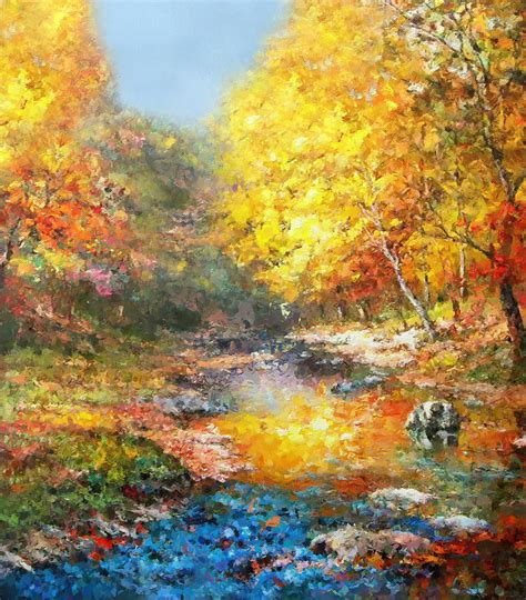 Seasons Of Life Painting by Georgiana Romanovna - Fine Art America