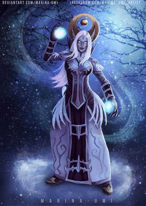 Nightborne Frost Mage : characterdrawing | Fantasy character design, Warcraft art, Elf art