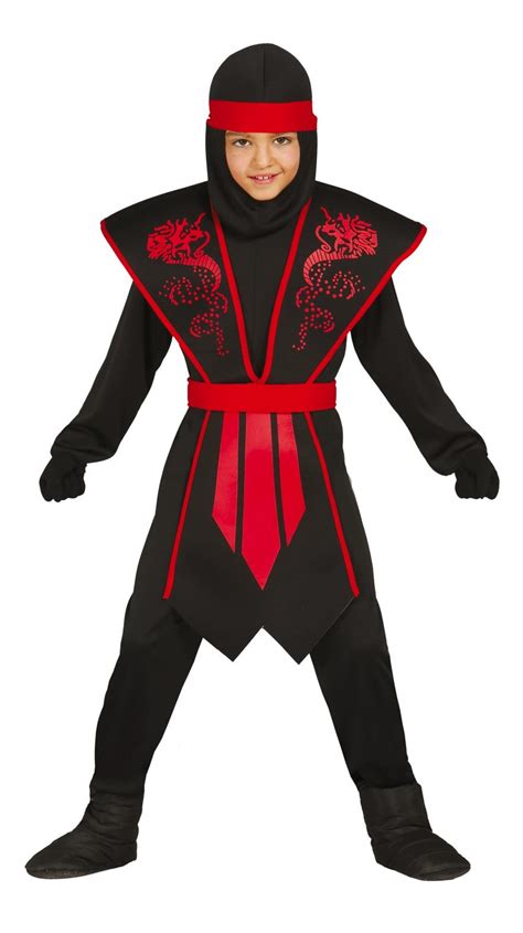 Shadow Ninja Costume Red Child's