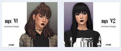 Sims 4 Accessory Bangs You Will Love CC & Mods — SNOOTYSIMS | Sims 4 ...