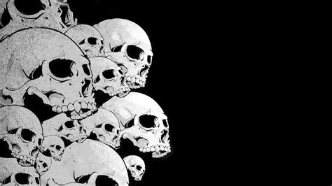 Skull Black Backgrounds - Wallpaper Cave