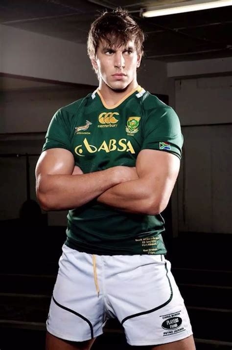 23 year old Rugby player Eben Etzebeth | Hot rugby players, Rugby men, Rugby players