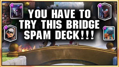 New Best Bridge Spam Deck with Pekka - 12 Wins in Challenge First Attempt - YouTube