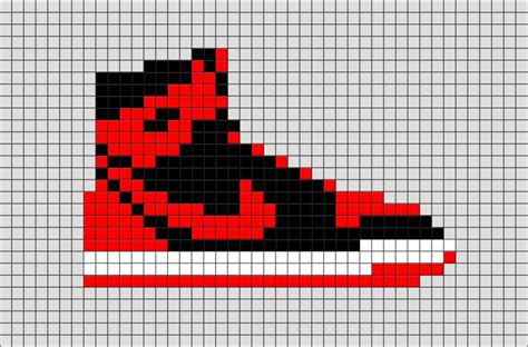 pixel art chaussure nike : +31 Idées et designs pour vous inspirer en images | Pixel art ...