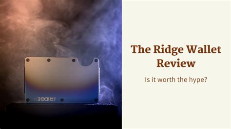 Ridge Wallet Review: The Future of Everyday Carry - modernscribbler.com