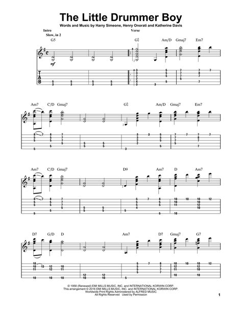 The Little Drummer Boy | Sheet Music Direct