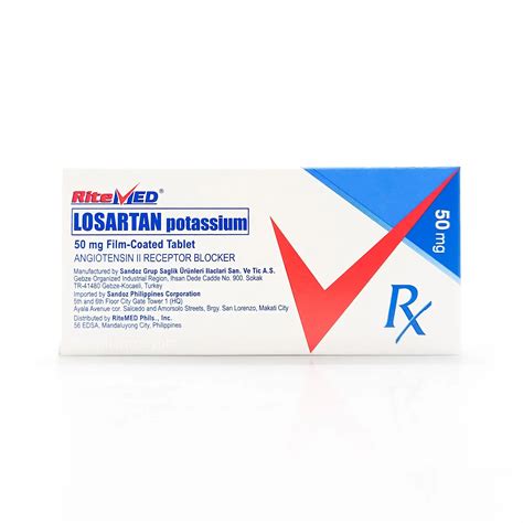 RiteMed® Losartan 50mg Tablets Ritemed Philippines Inc.