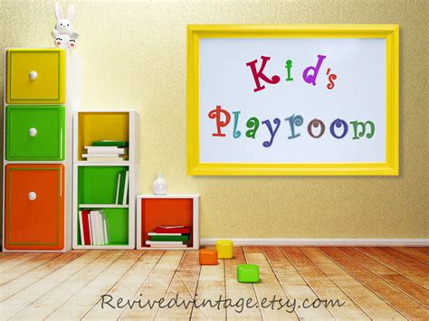 23 Insanely Chic Kids Playroom Wall Art - Home Decoration and ...