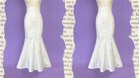 How to make a mermaid skirt - Professor Pattern