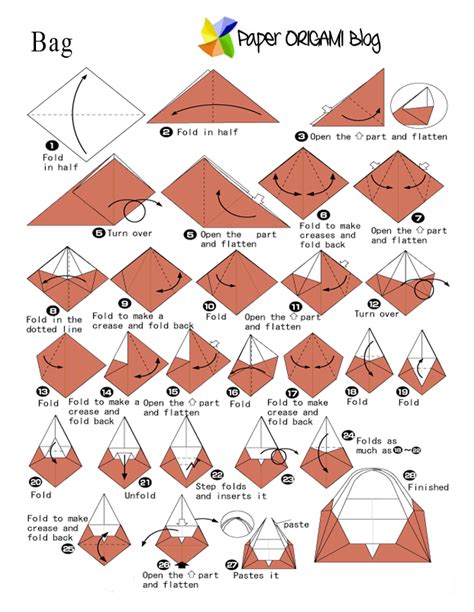 Simple Bag Origami | Paper Origami Guide