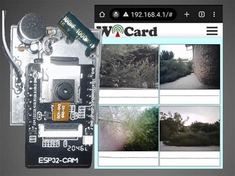 IP Camera ESP32Cam Arduino Code - WiCard